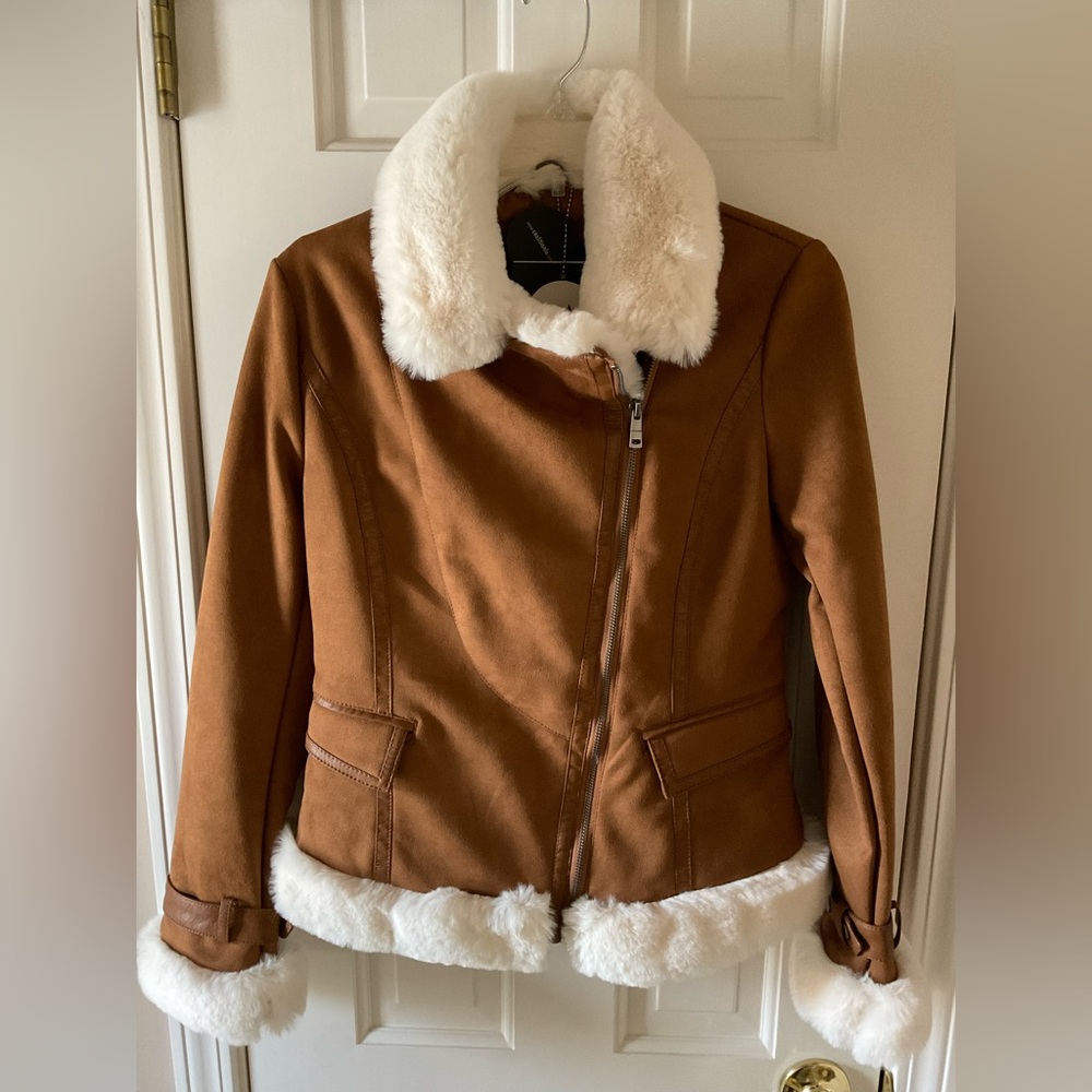 NWT - LA Coalition Faux Suede Jacket